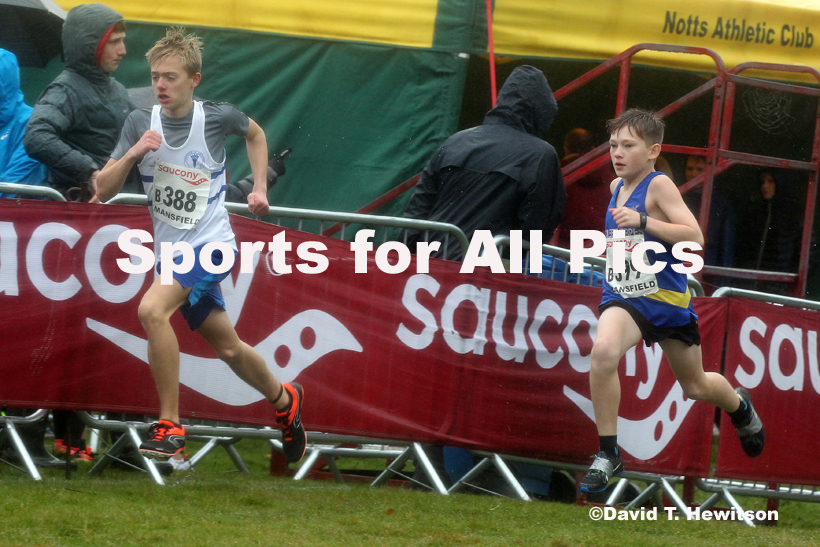 Boys under-13s, National Cross Country Relay Champs., Berry Hill Park, Mansfield.  Photo: David T. Hewitson/Sports for All Pics